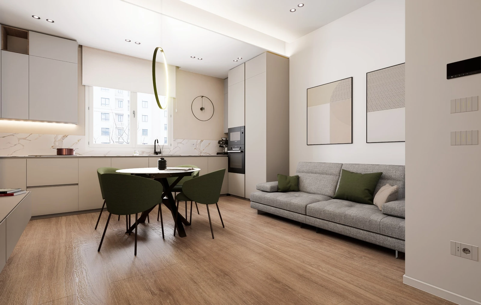 Render degli interni, Appartamento 5, foto 2