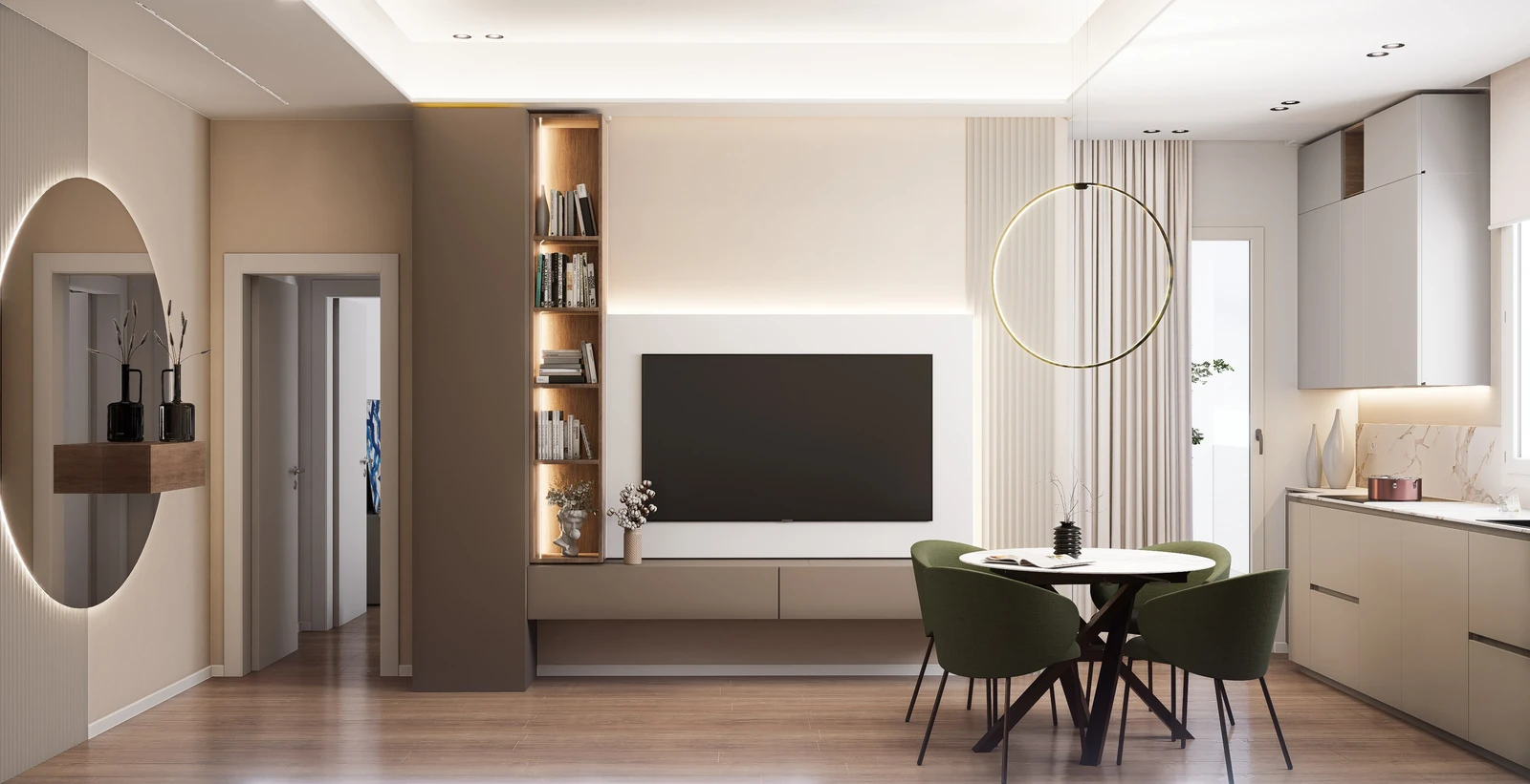 Render degli interni, Appartamento 5, foto 3