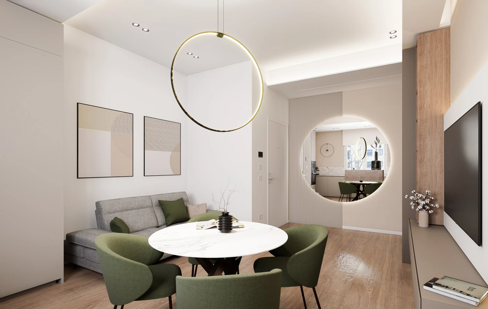 Render degli interni, Appartamento 5, foto 5